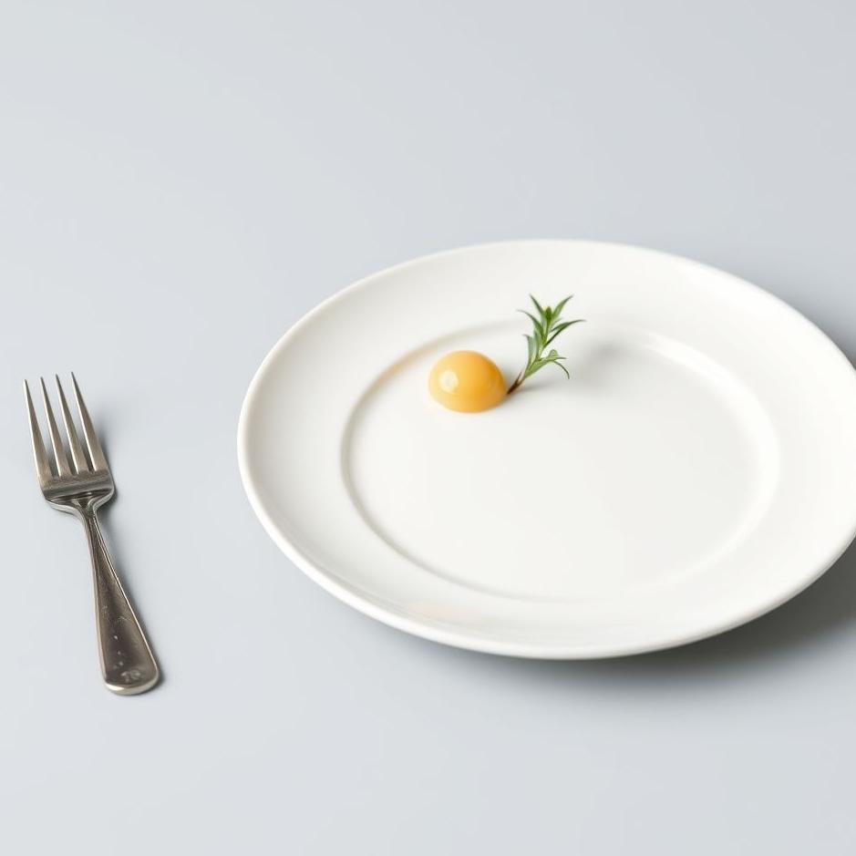 Dream : Lining up a white plate 