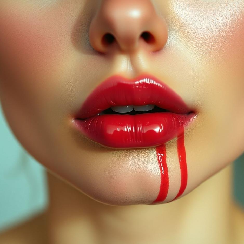 Dream : Lipstick stains in a dream