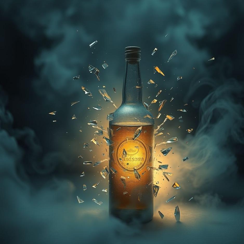 Dream : Liquor bottle breaking in a dream