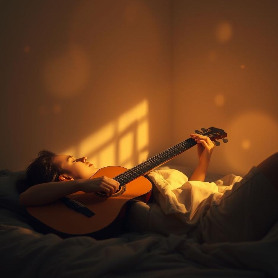 Dream : Listening to a guitar in a dream