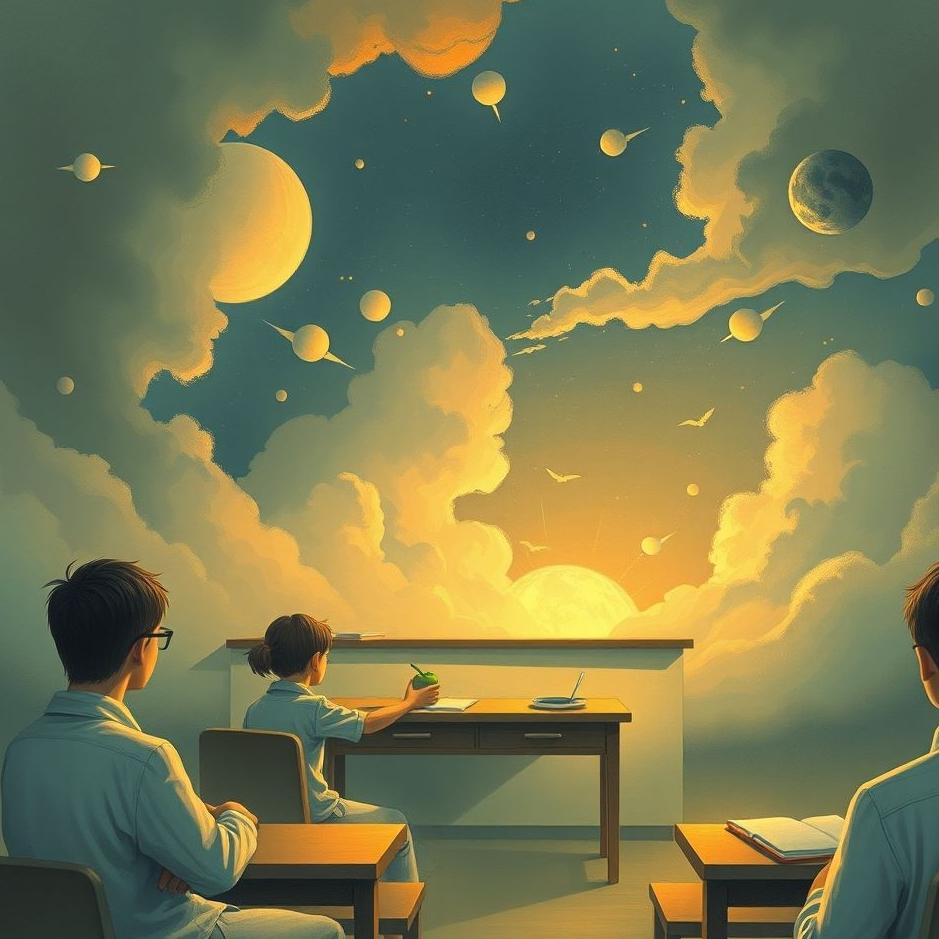 Dream : Listening to a lesson at school in a dream