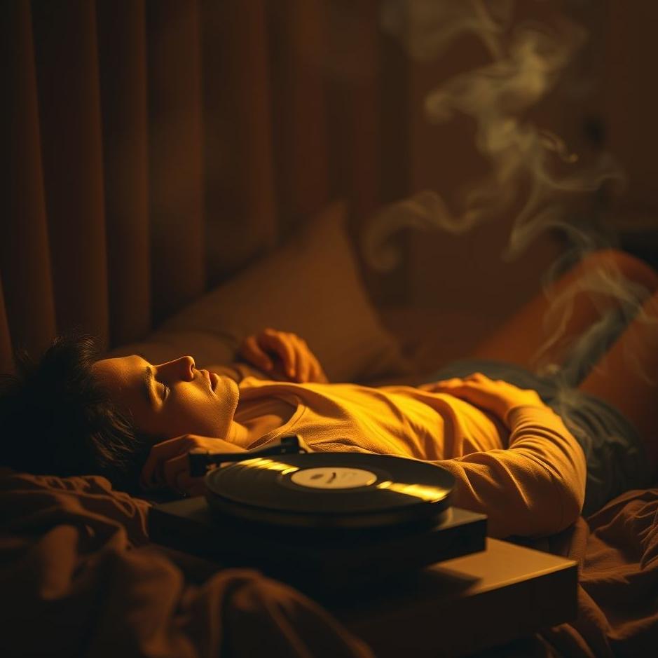 Dream : Listening to a turntable in a dream