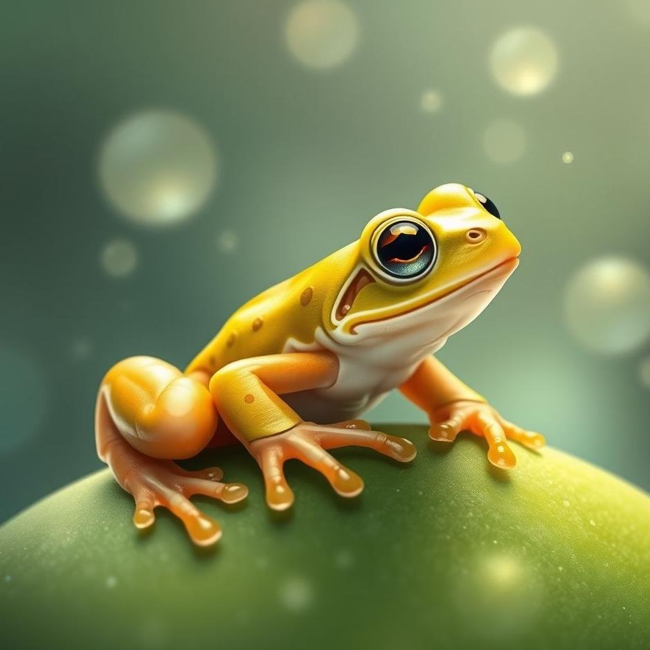 Dream : Little baby frog in a dream