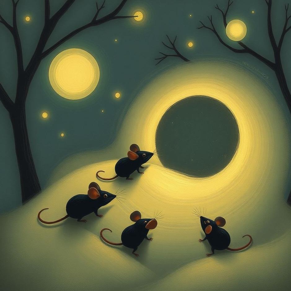Dream : Little black mice in a dream
