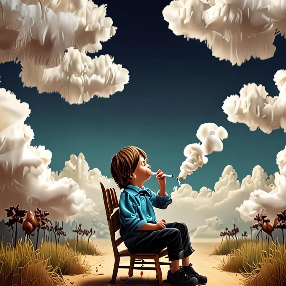 Dream : Little child smoking in a dream