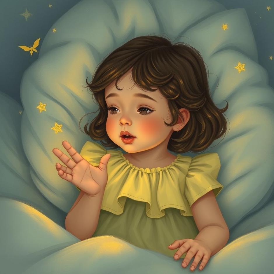 Dream : Little girl talking in a dream