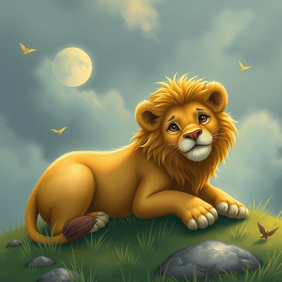 Dream : Little lion in a dream