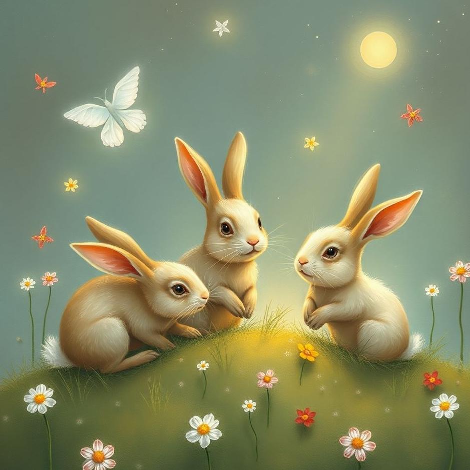Dream : Little rabbits in a dream