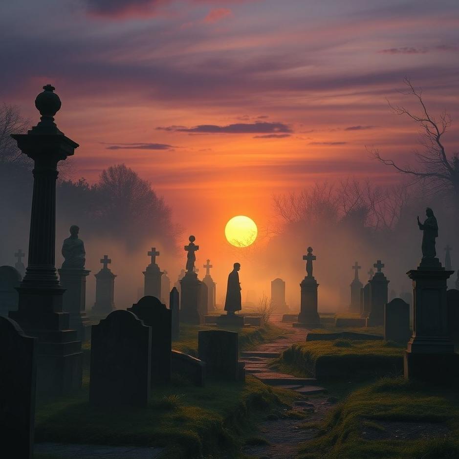 Dream : Living in a cemetery in a dream