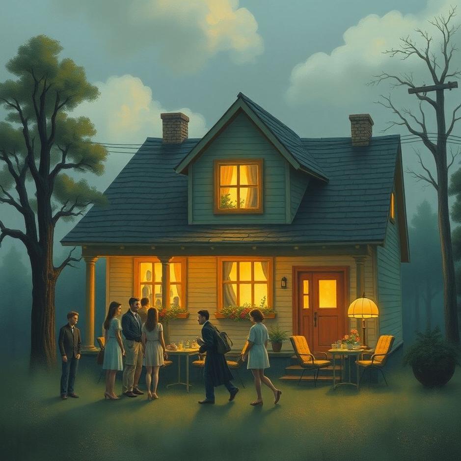 Dream : Living in a crowded house in your dream