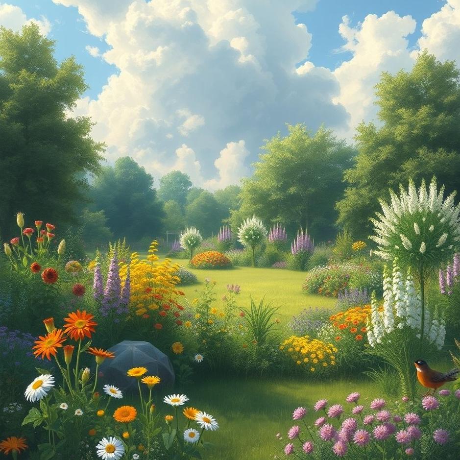 Dream : Living in the garden in the dream