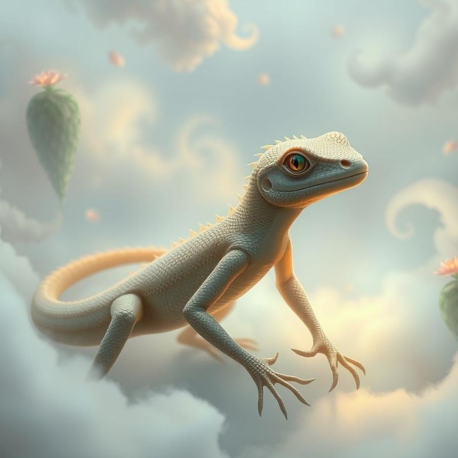 Dream : Lizard-like animal in a dream