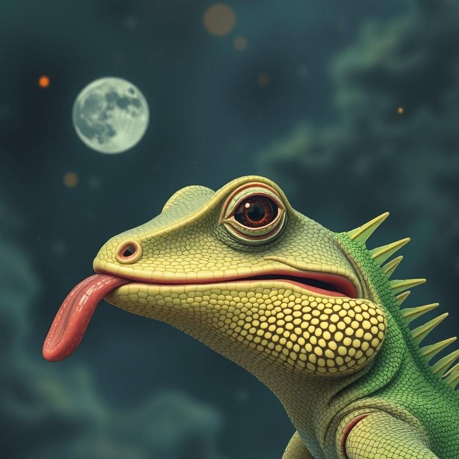 Dream : Lizard tongue in a dream