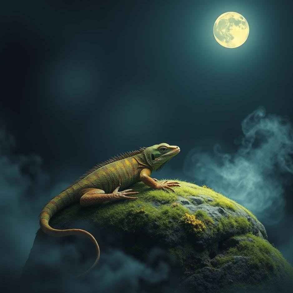 Dream : Lizard with a severed tail in a dream