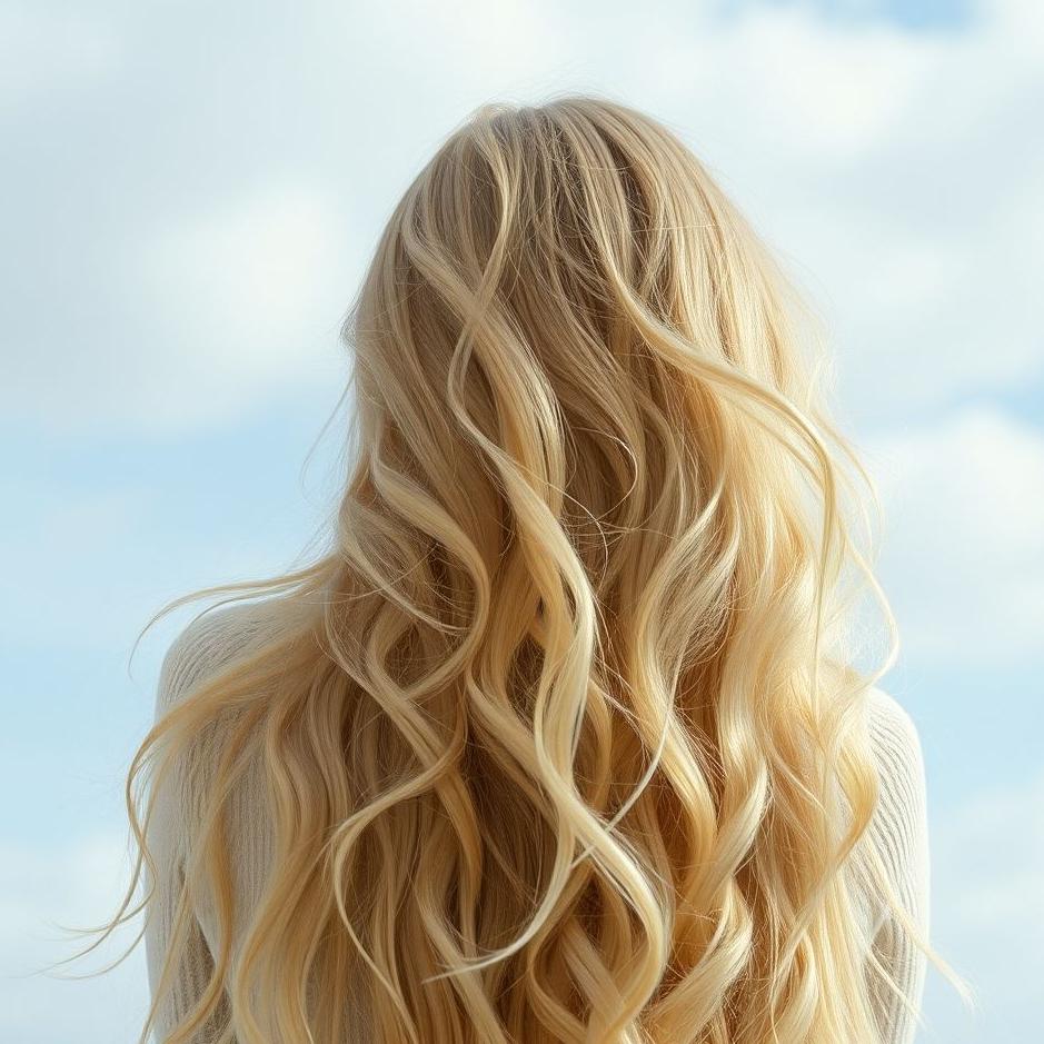 Dream : Long and blond hair in a dream