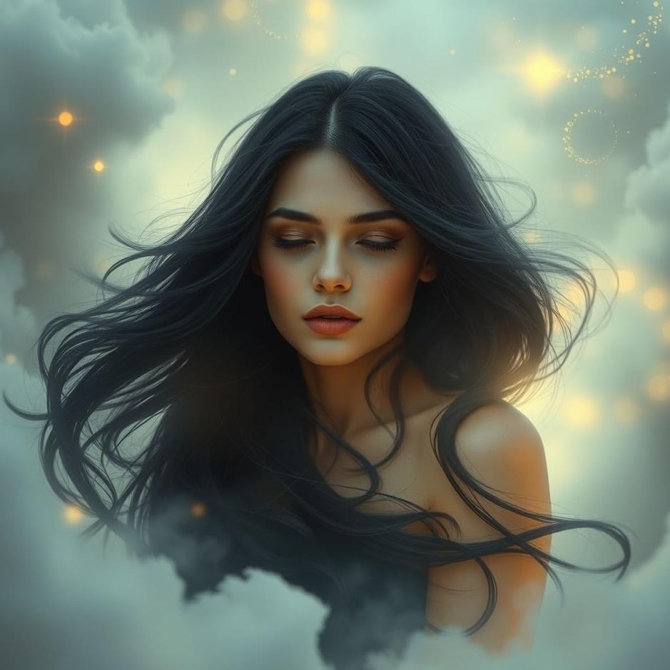Dream : Long black hair in a dream