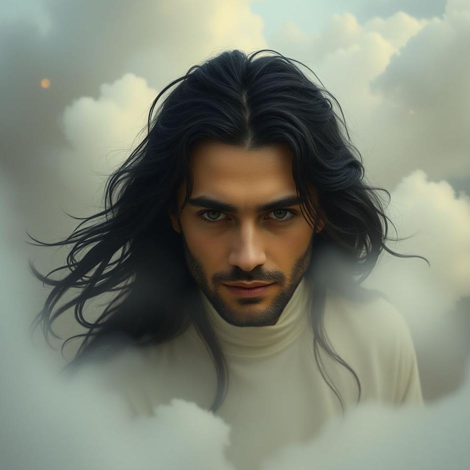 Dream : Long black hair on a man in a dream