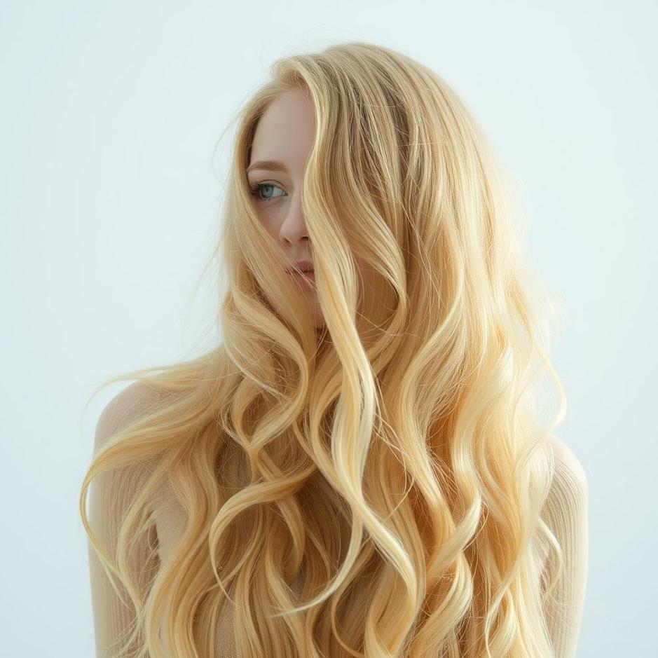 Dream : Long blond hair in a dream
