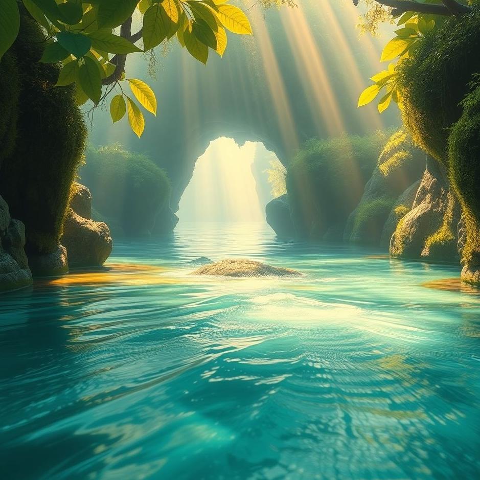 Dream : Look at the flowing water in the dream