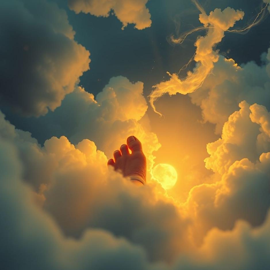 Dream : Look at the foot in the dream