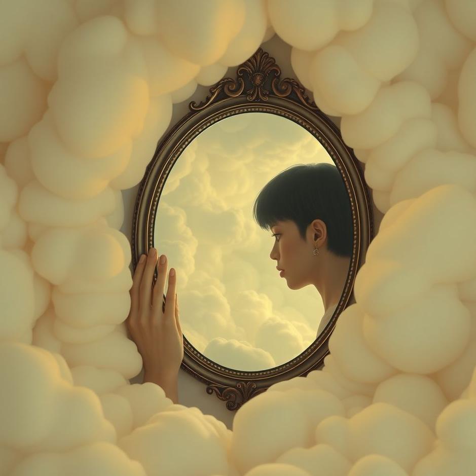 Dream : Look at yourself in the mirror in the dream