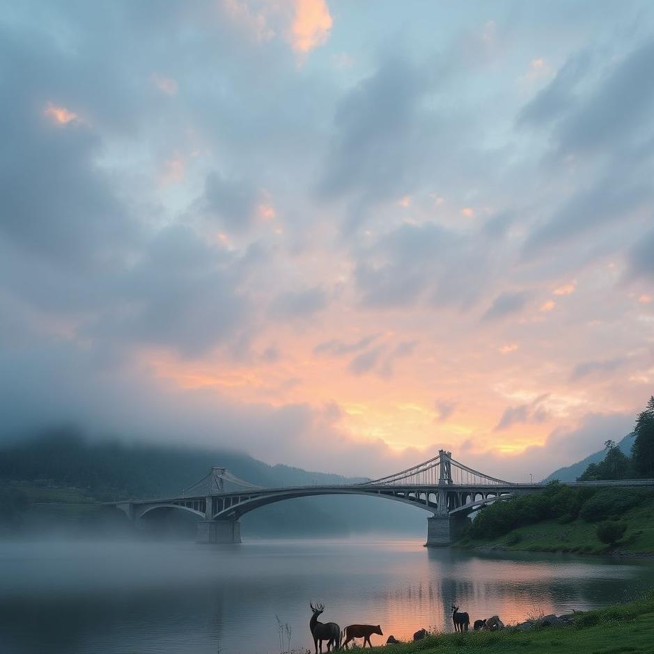 Dream : Looking at a bridge in a dream