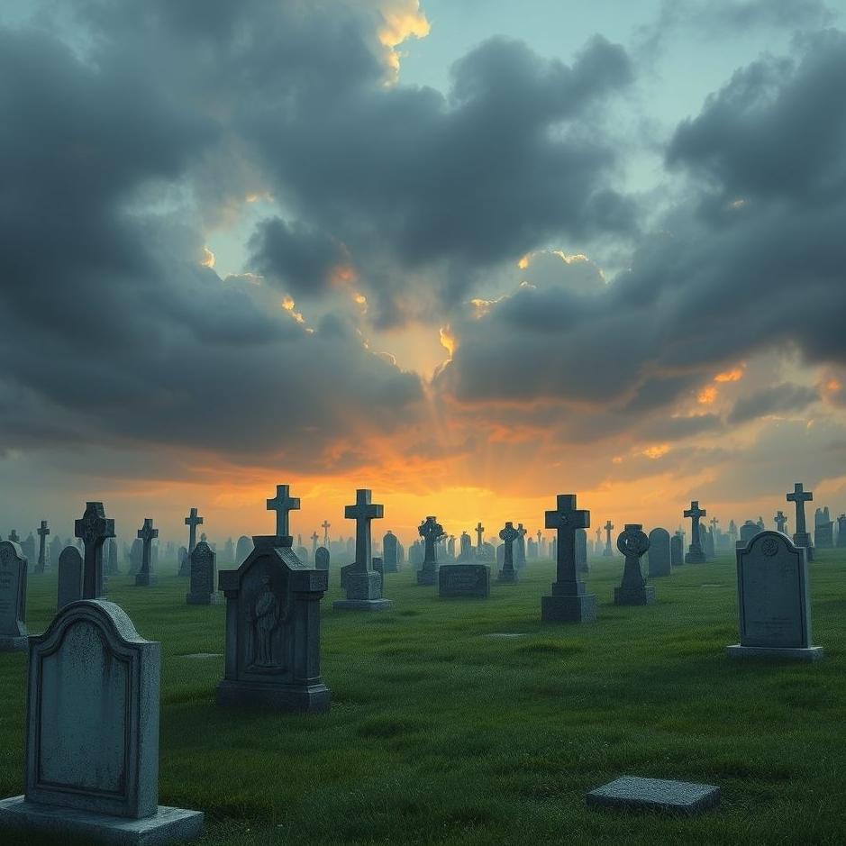Dream : Looking at a cemetery in a dream