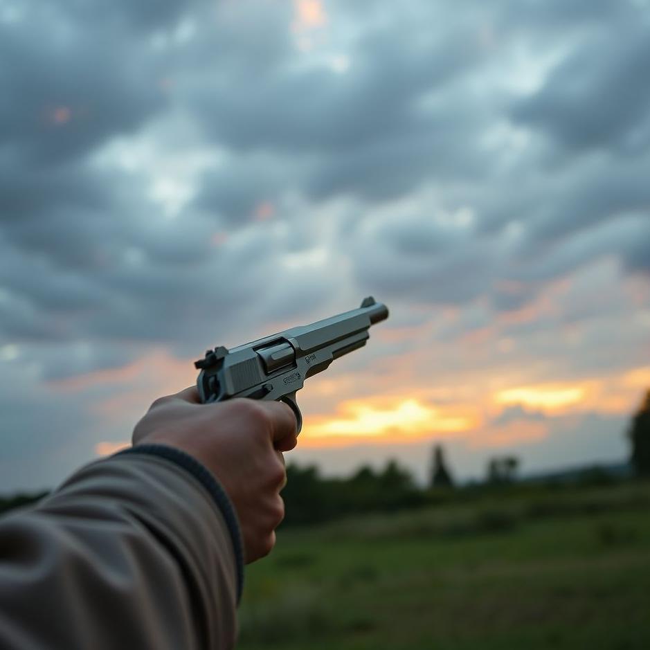 Dream : Looking at a gun in a dream