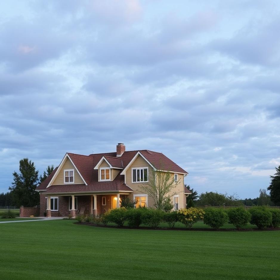 Dream : Looking at a home from a distance 