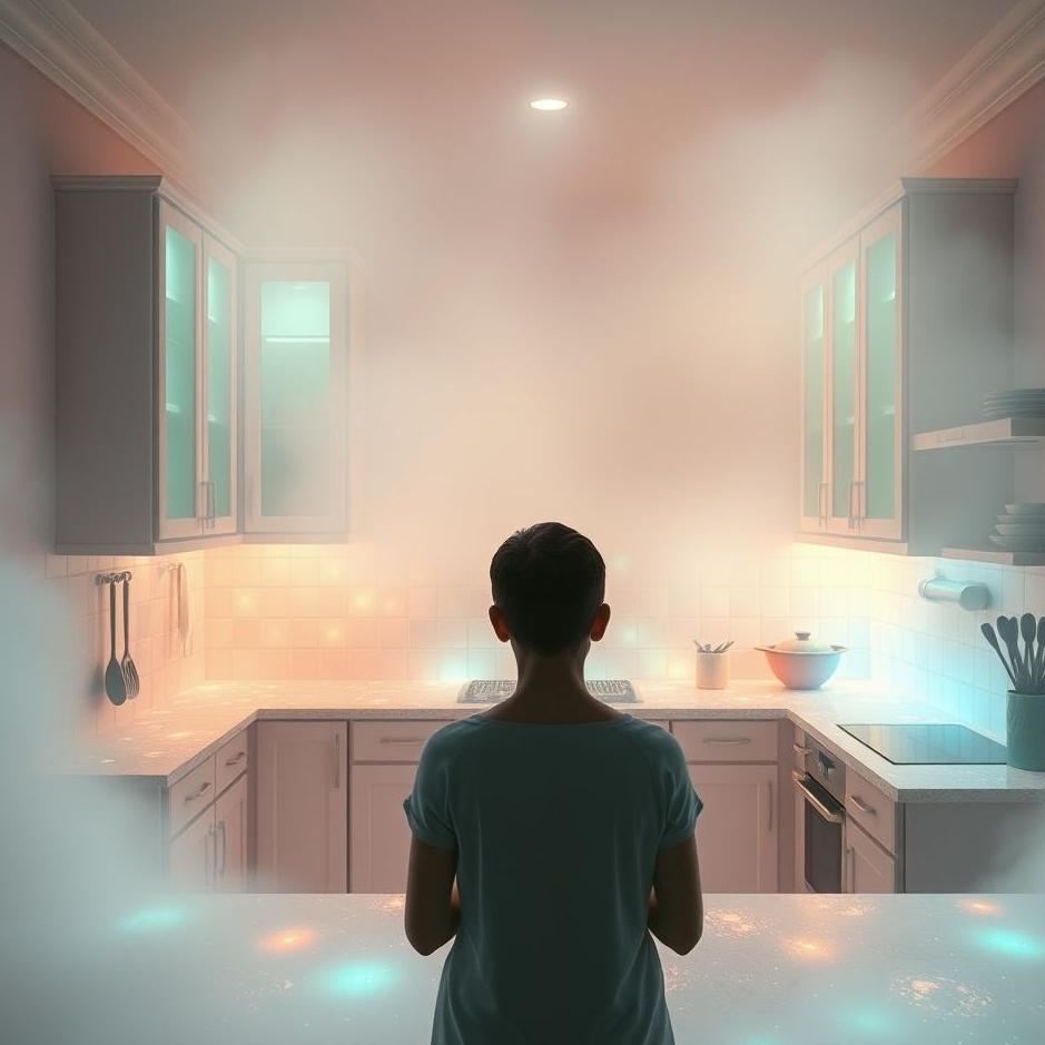 Dream : Looking at a kitchen in a dream