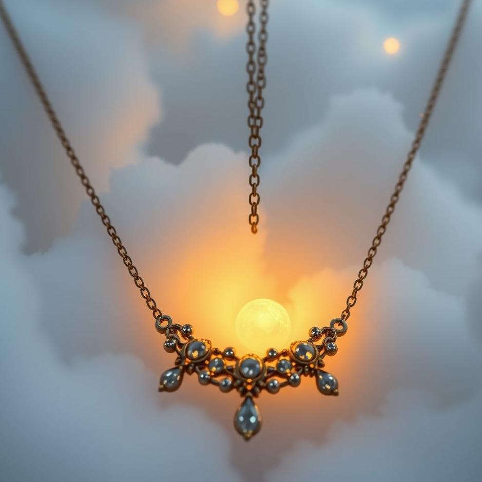 Dream : Looking at a necklace in a dream