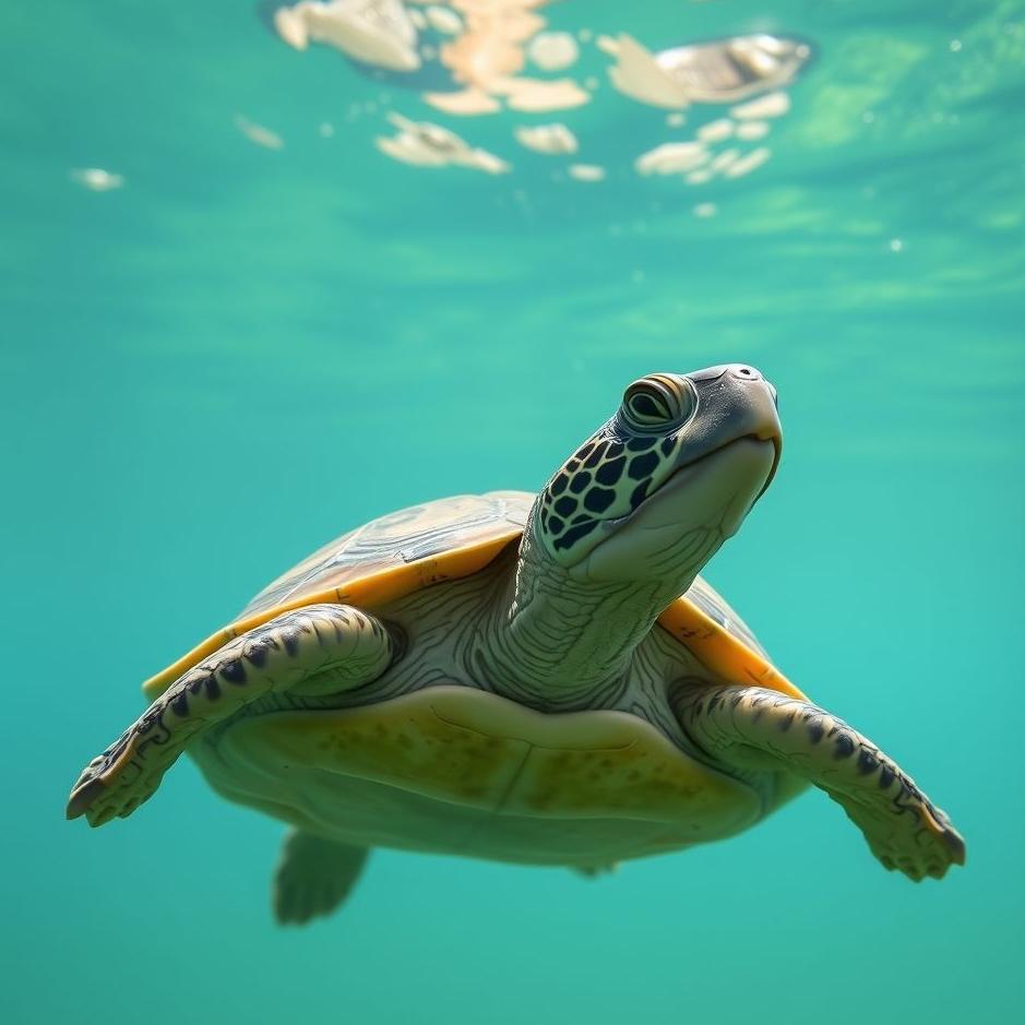 Dream : Looking at a turtle in a dream