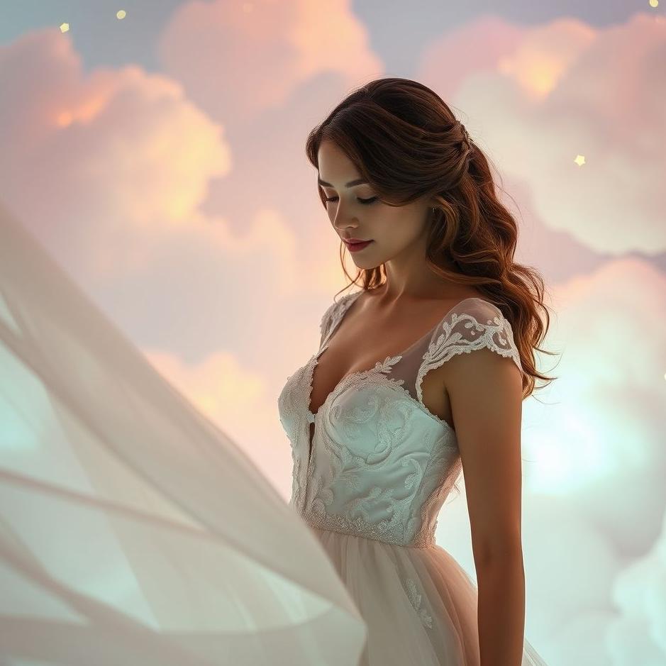 Dream : Looking at an engagement dress in a dream