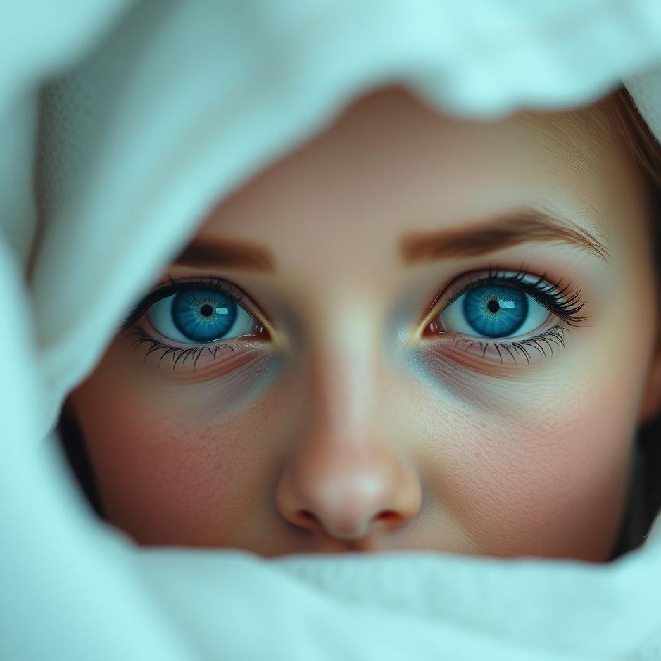 Dream : Looking at blue eyes in a dream