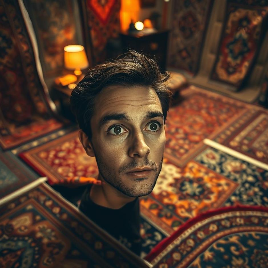 Dream : Looking at carpets in your dream