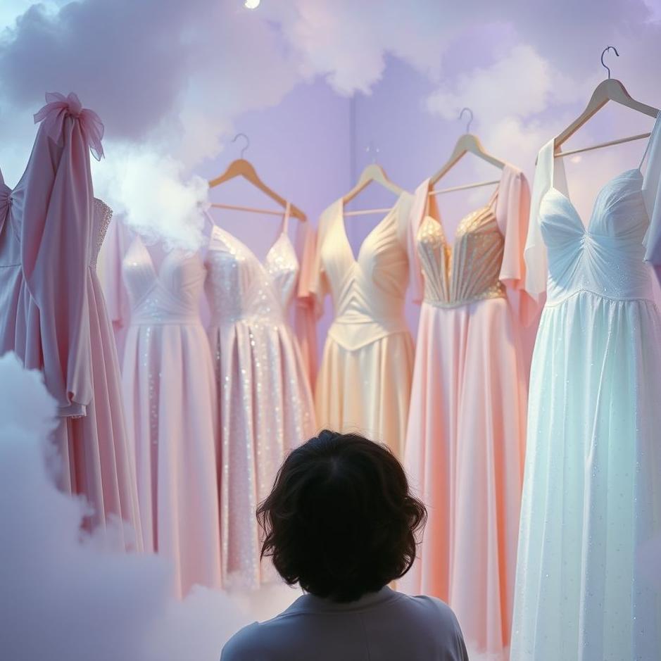 Dream : Looking at clothes in a dream