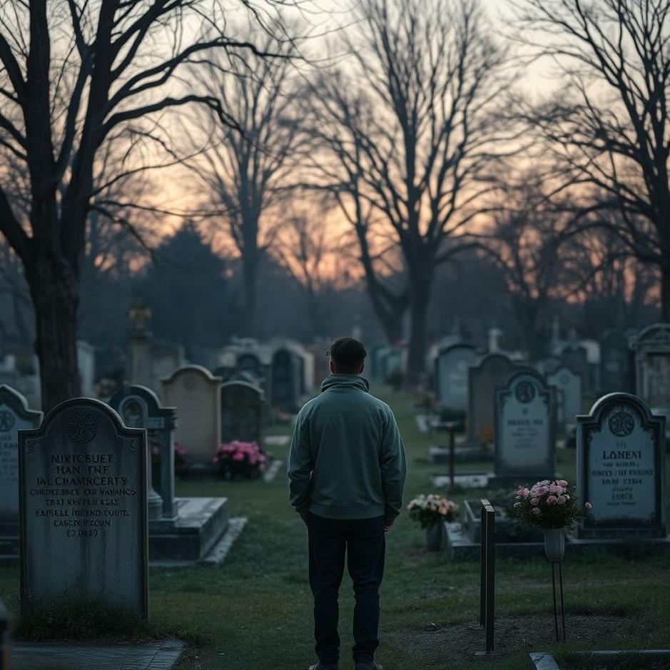 Dream : Looking at graves in a dream