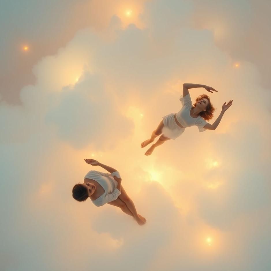 Dream : Looking at people from above in a dream