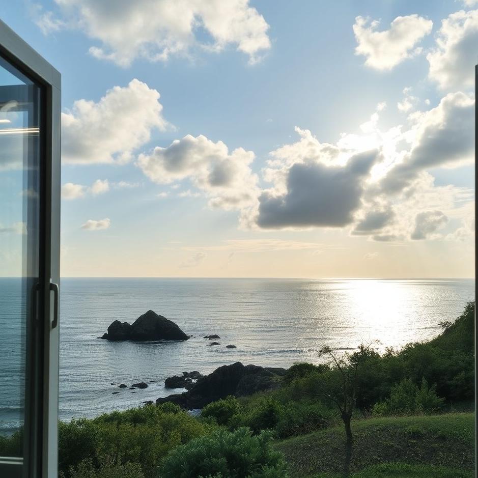 Dream : Looking at the sea from your home in a dream