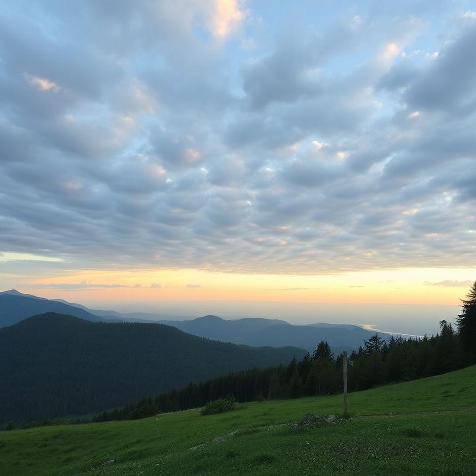 Dream : Looking at the view in a dream