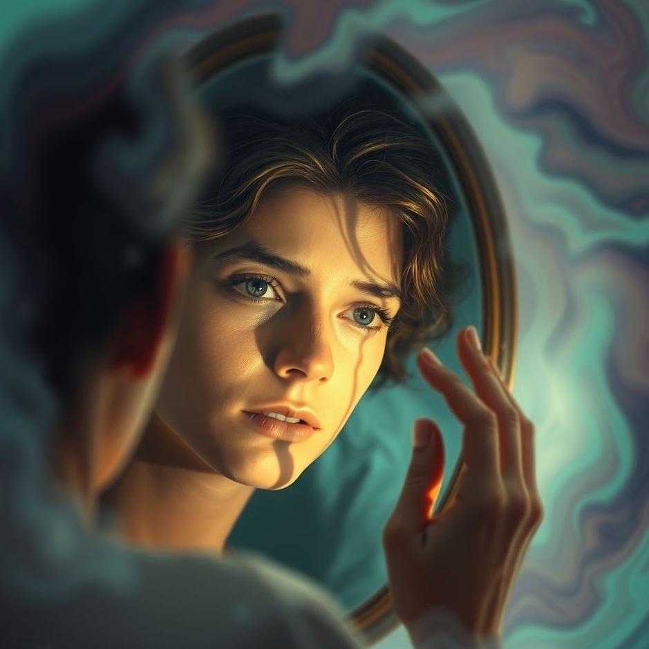 Dream : Looking at your own picture in a dream