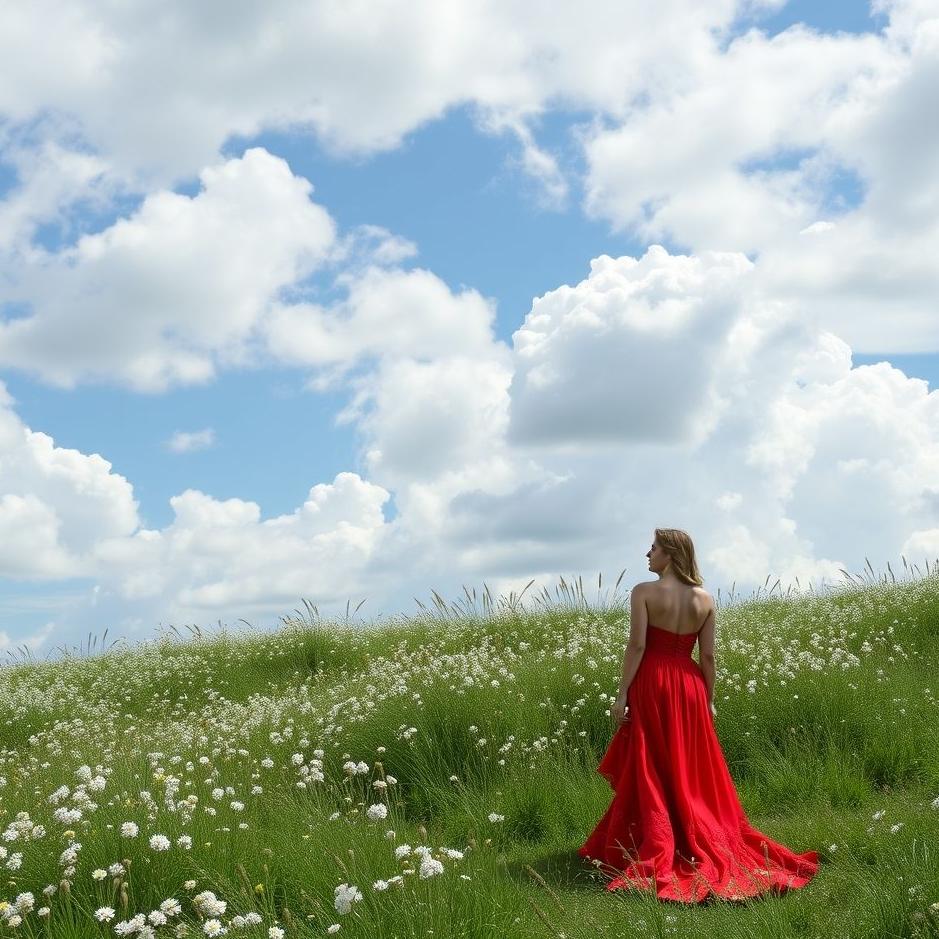 Dream : Looking for a red dress in a dream