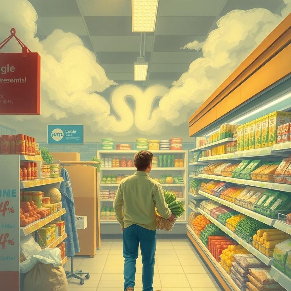 Dream : Looking for groceries in a dream