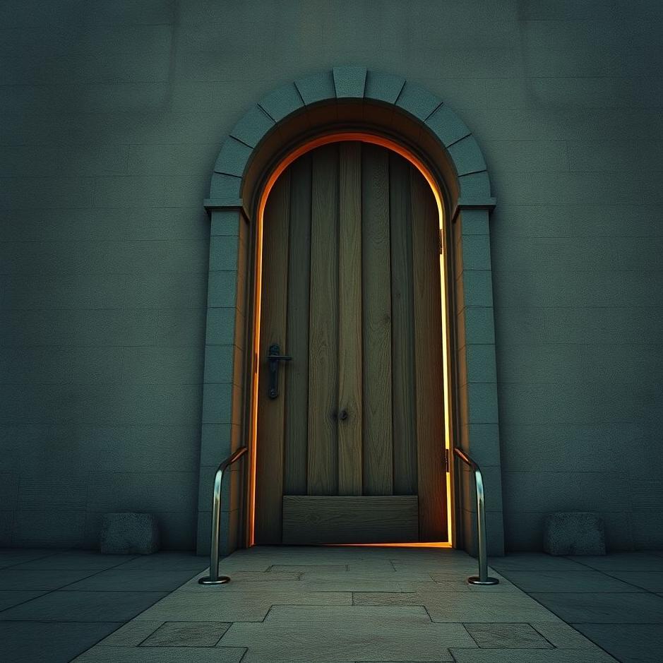 Dream : Looking from under the door in a dream