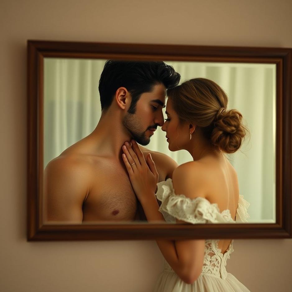 Dream : Looking in the mirror with your lover in a dream