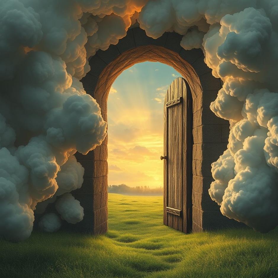 Dream : Looking through a doorway in a dream