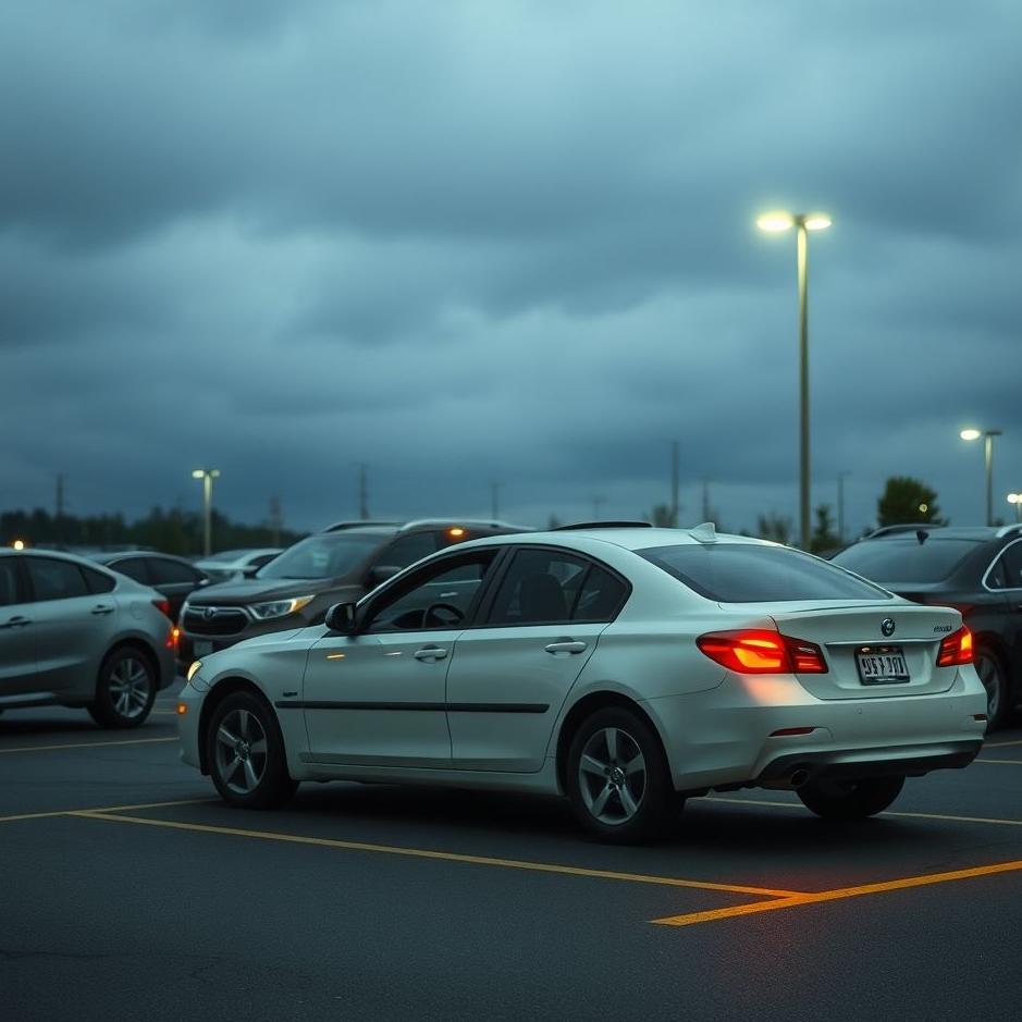 Dream : Losing a car in a parking lot in a dream