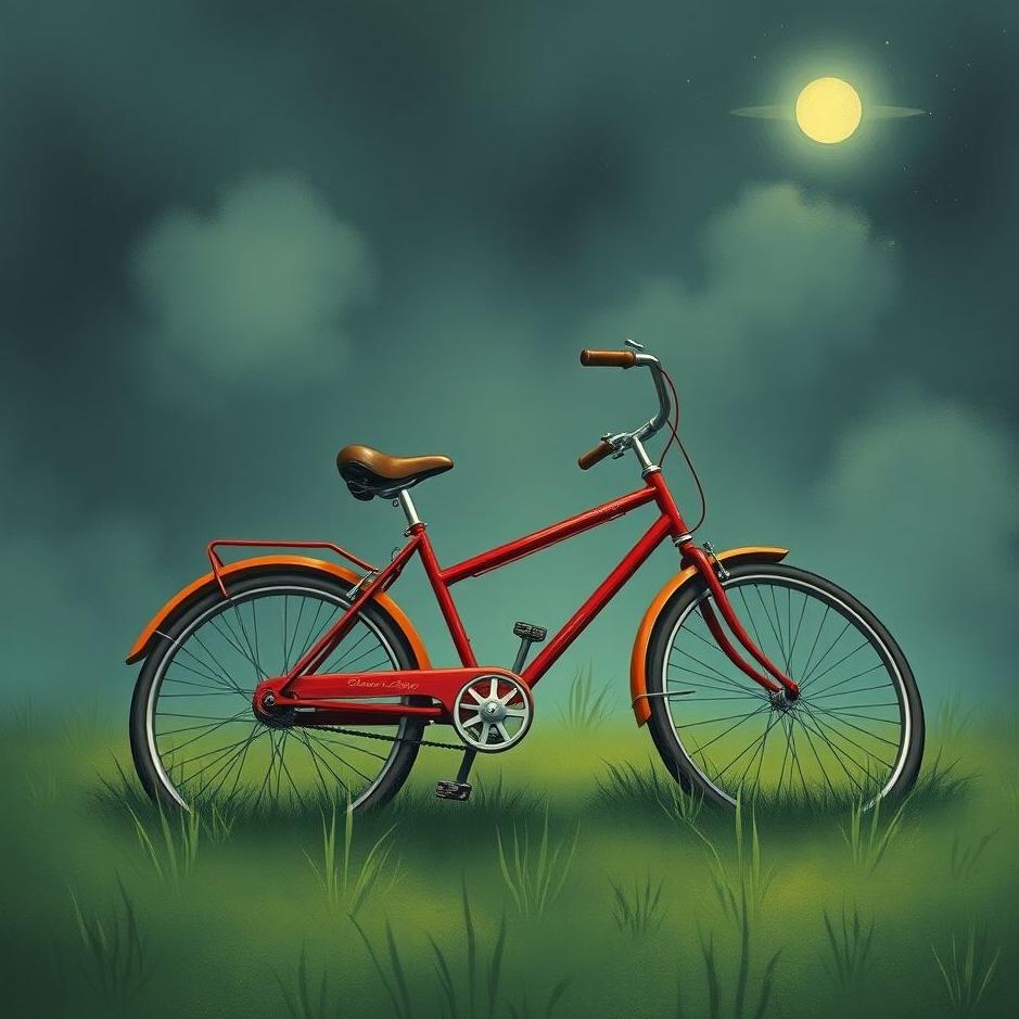 Dream : Losing a red bicycle in a dream