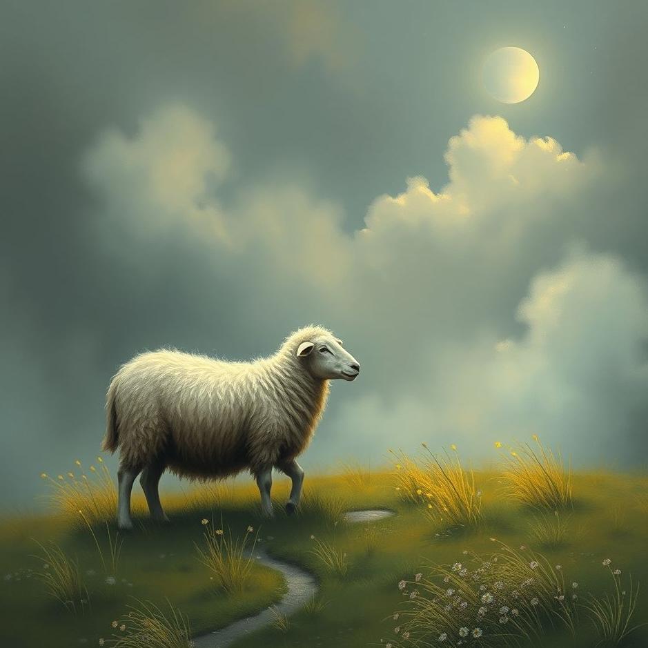 Dream : Losing and searching for a sheep in a dream