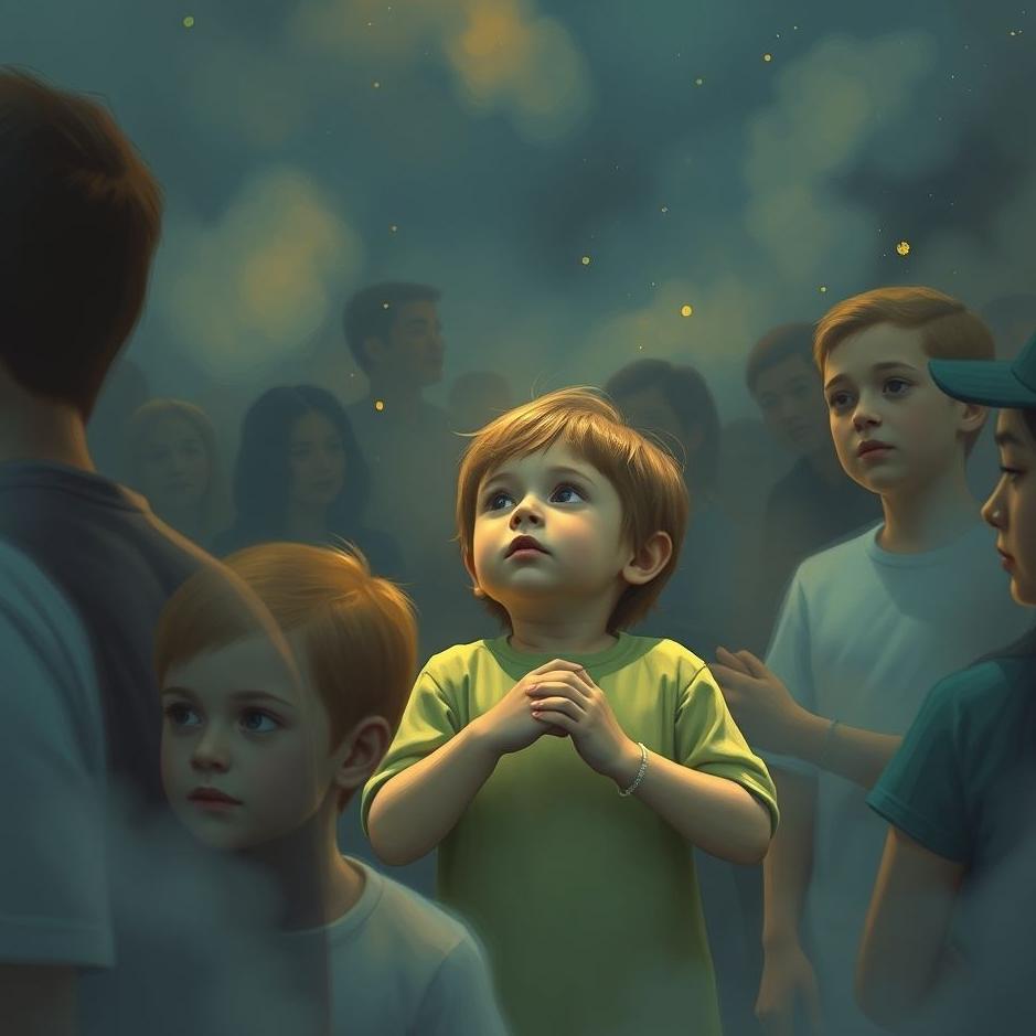 Dream : Losing your child in a crowd in a dream